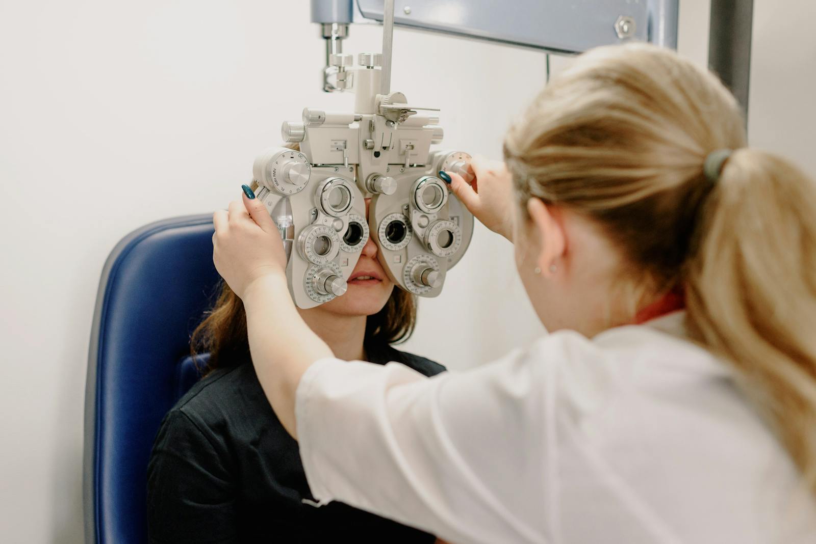 Opticians in their practice